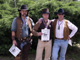 Gunfighter (z leva): Jose Calamity Man (2. msto), Pavel Chudoba (1. msto), Lucky Doc (3. msto)